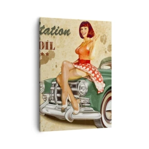 Canvastavla - Bild på duk - Underbara 40-talet - 50x70 cm