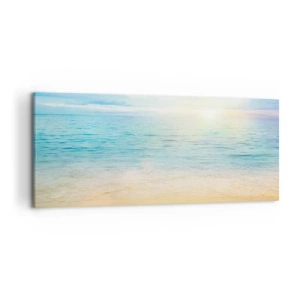 Canvastavla - Bild på duk - Det stora blåa - 120x50 cm