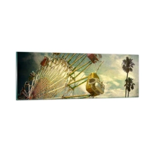Glastavla - Bild på glas - Kommer att bli, kommer att bli kul.... - 90x30 cm