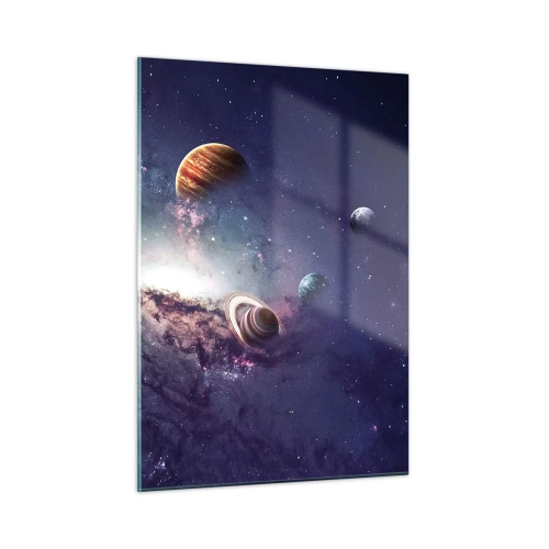 Glastavla - Bild på glas - Sol- och danssystem - 50x70 cm