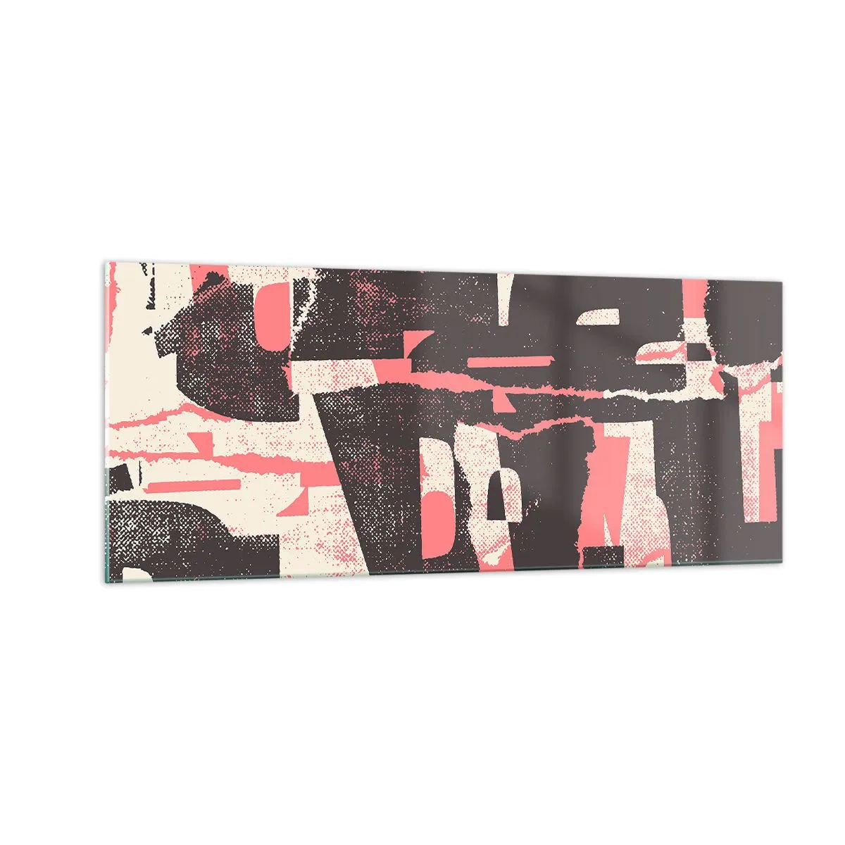 Glastavla - Bild på glas - Allt liv och rörelse - 100x40 cm