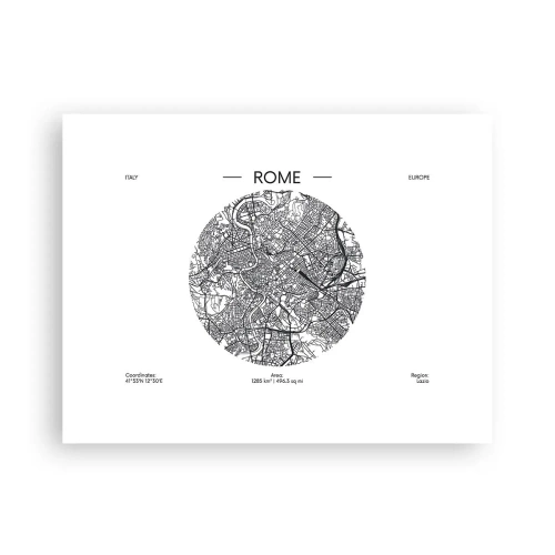 Affisch - Roms anatomi - 40x30 cm