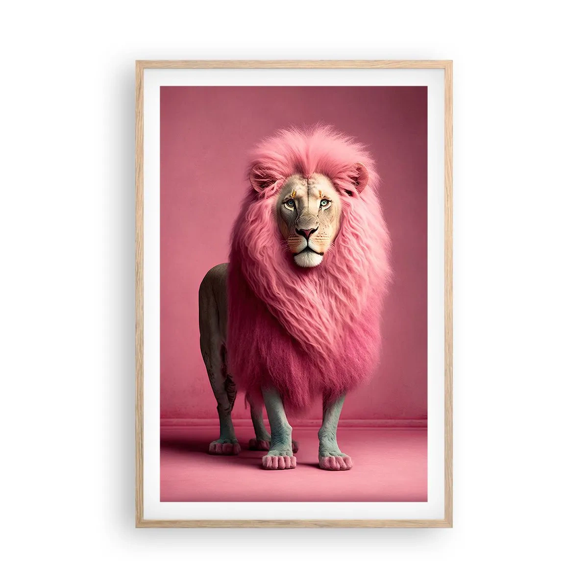 Affisch i ram av ljusek - Och du är inte längre rädd - 61x91 cm