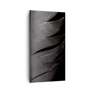 Canvastavla - Bild på duk - Fjäder - en underbar konstruktion - 55x100 cm