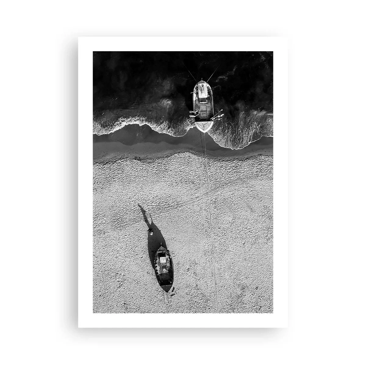 Affisch - Fortfarande på stranden... - 50x70 cm