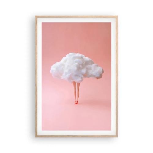 Affisch i ram av ljusek - Söt utfästelse - 61x91 cm