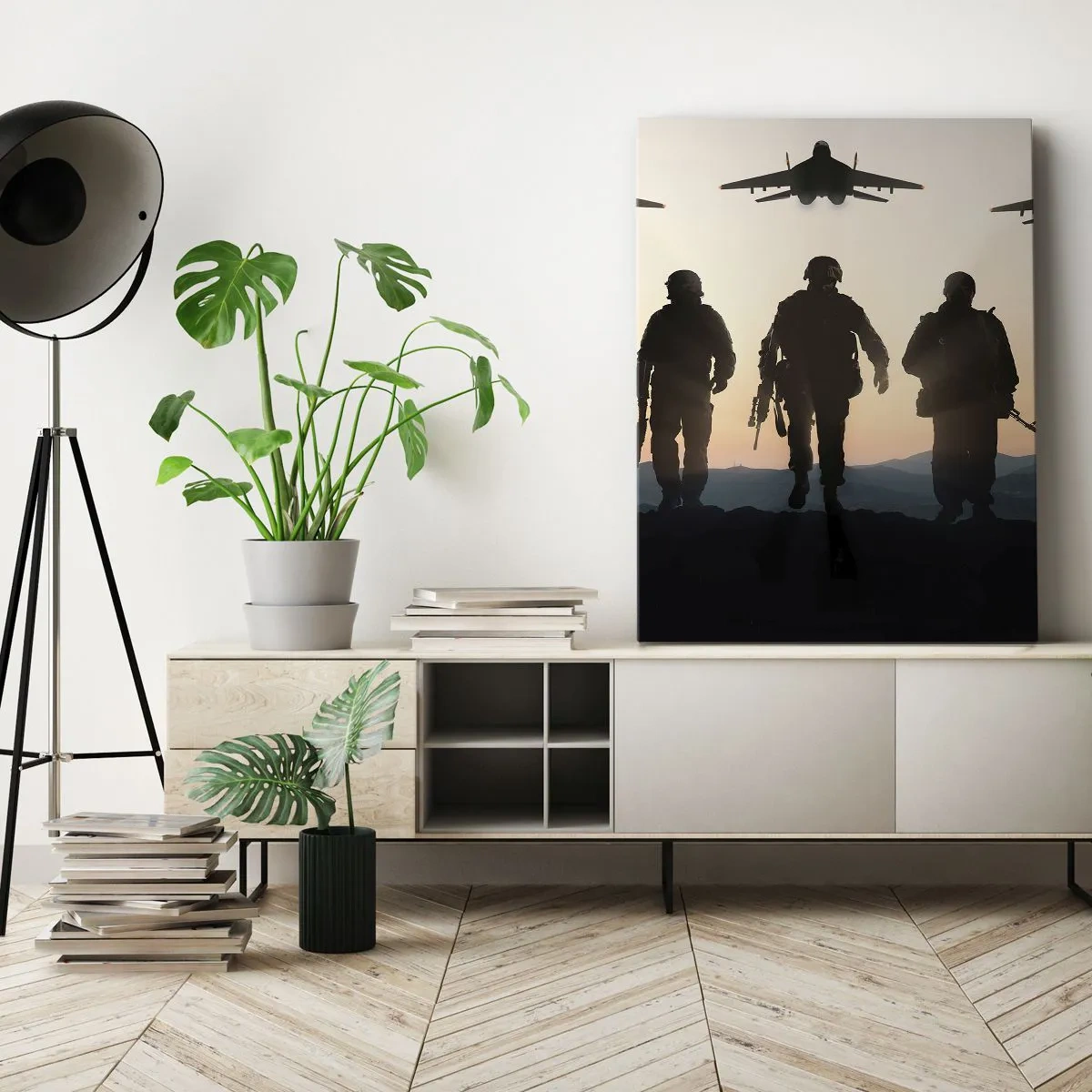 Canvastavla - Bild på duk - Välkommen till vår värld - 70x100 cm