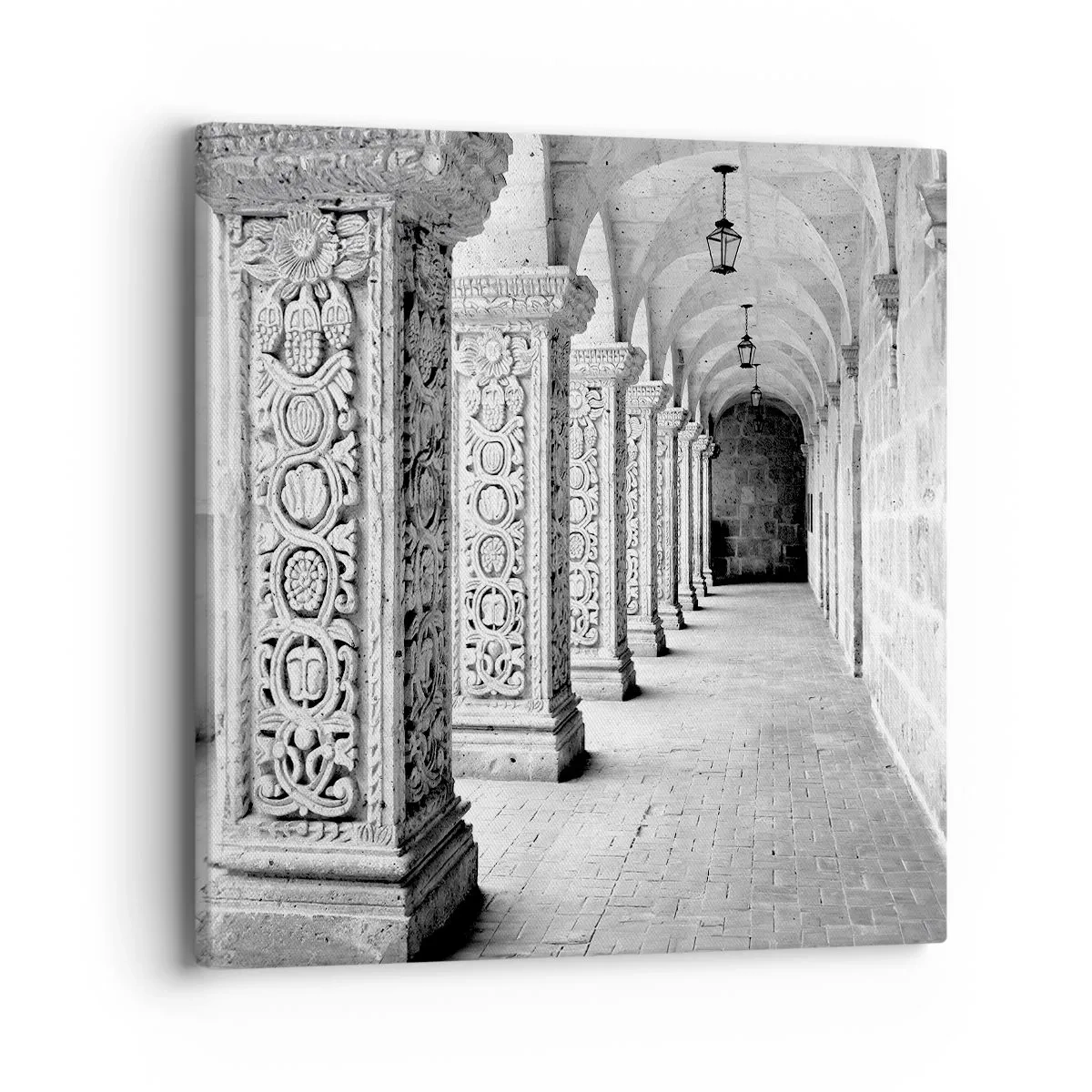 Canvastavla - Bild på duk - Och vart tar det vägen? - 40x40 cm