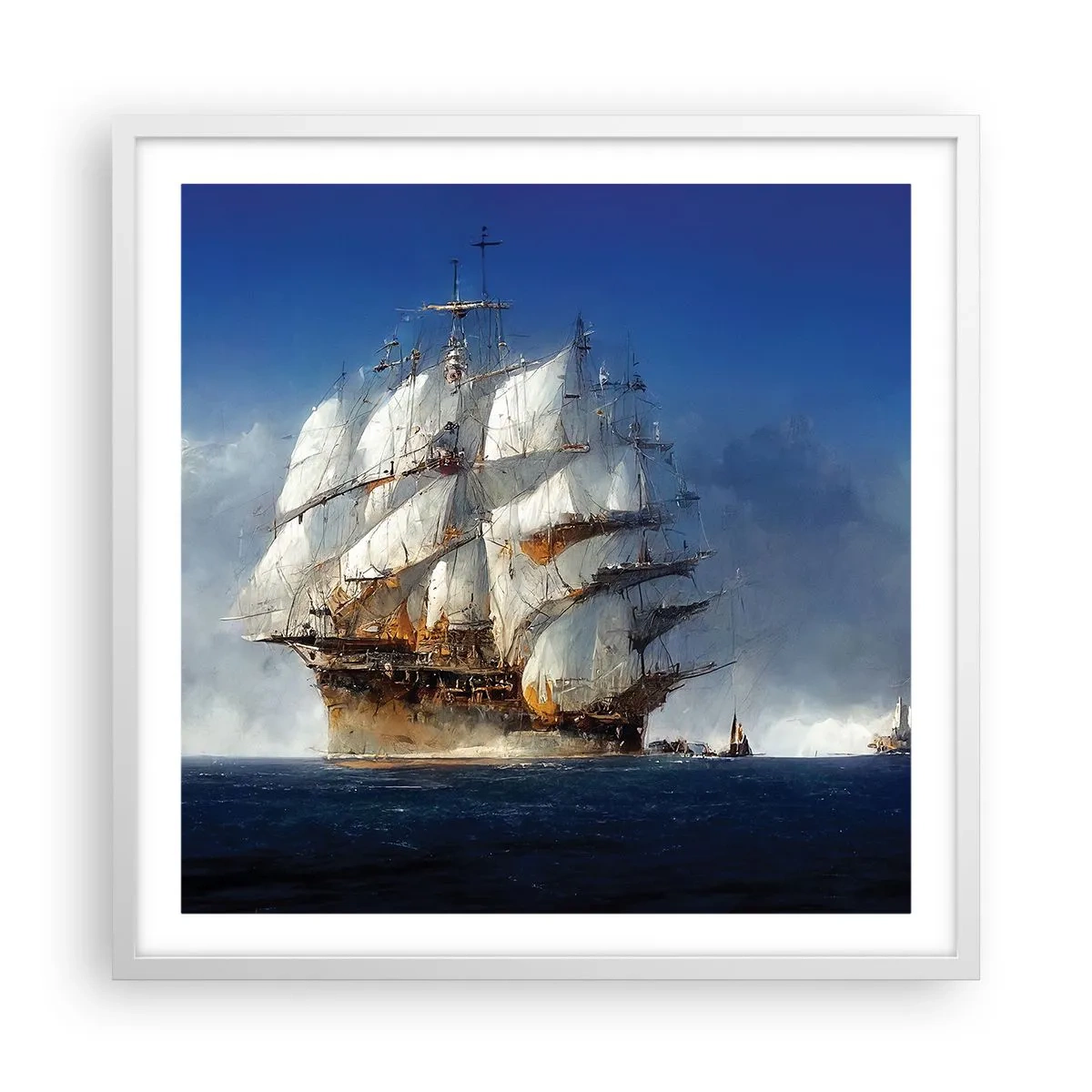 Affisch i vit ram - The great glory! - 60x60 cm