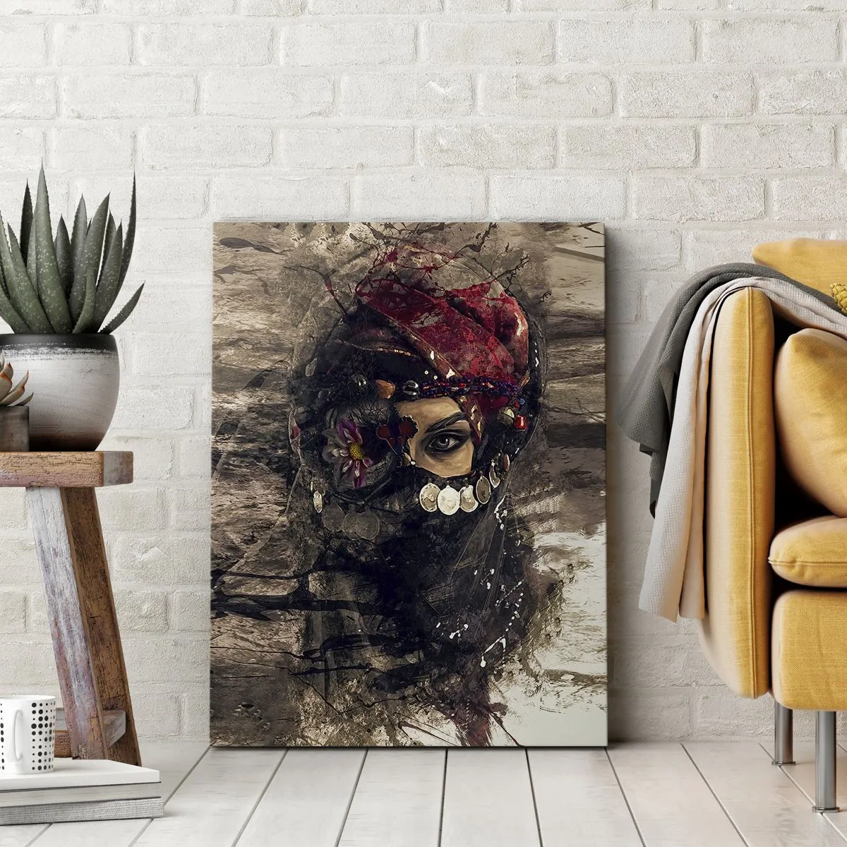 Canvastavla - Bild på duk - Minst intrigerande - 70x100 cm