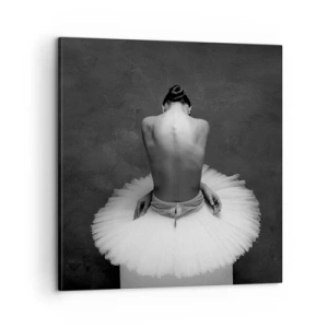 Canvastavla - Bild på duk - Hon blommar ut - 60x60 cm