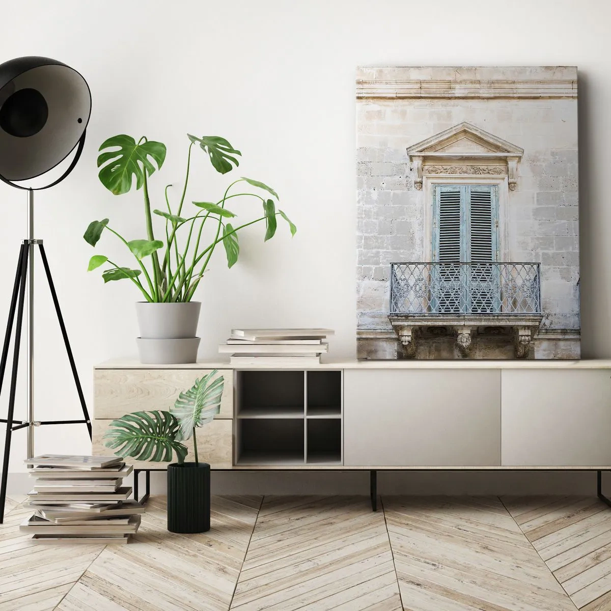 Canvastavla - Bild på duk - Italiens unika charm - 70x100 cm