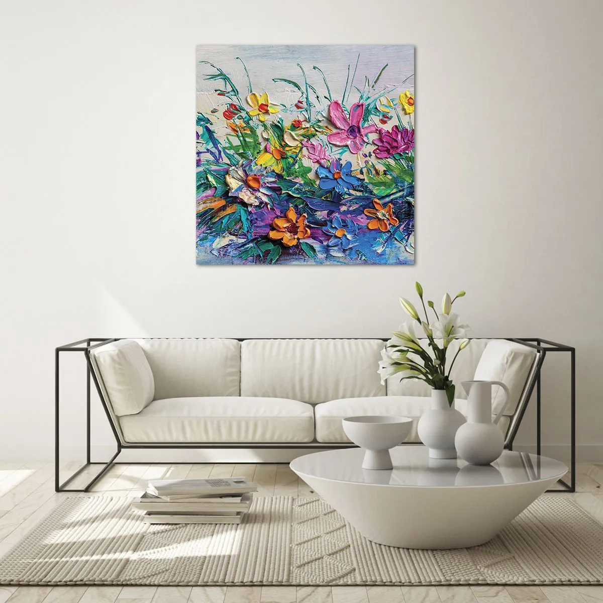 Glastavla - Bild på glas - Icke stilleben - 70x70 cm