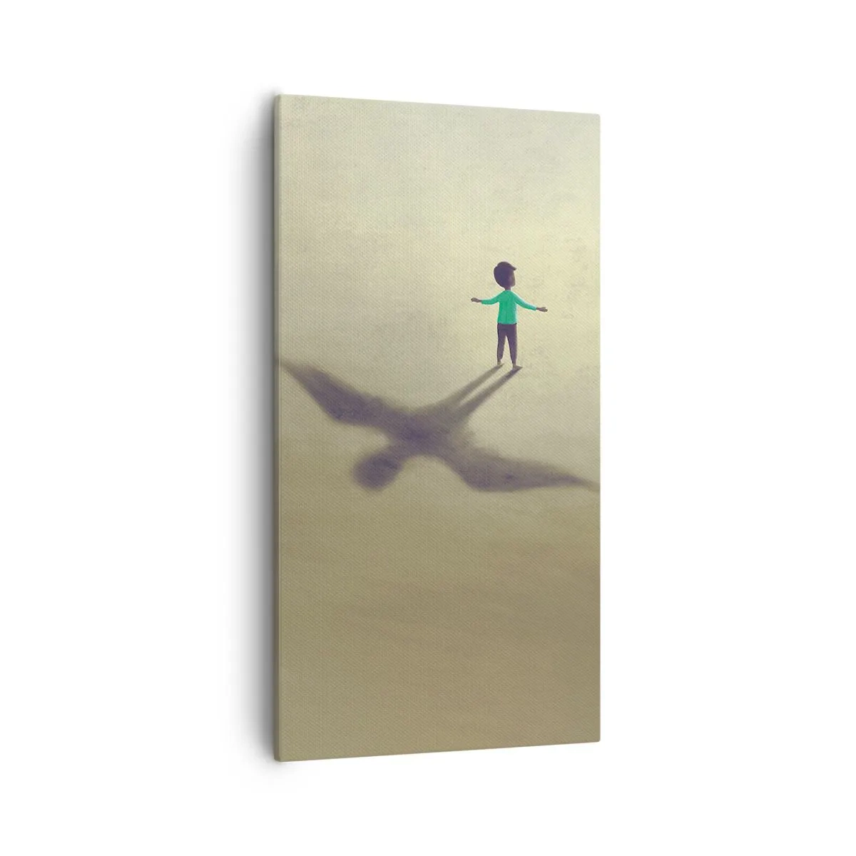 Canvastavla - Bild på duk - Framtidens hjälte - 55x100 cm