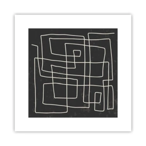 Affisch - Inte så enkelt - 30x30 cm