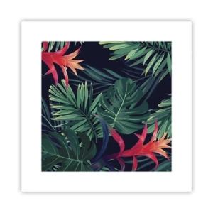 Affisch - Brinna i grönskan - 30x30 cm