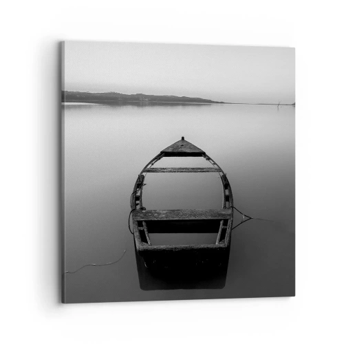 Canvastavla - Bild på duk - Längtan och melankoli - 70x70 cm