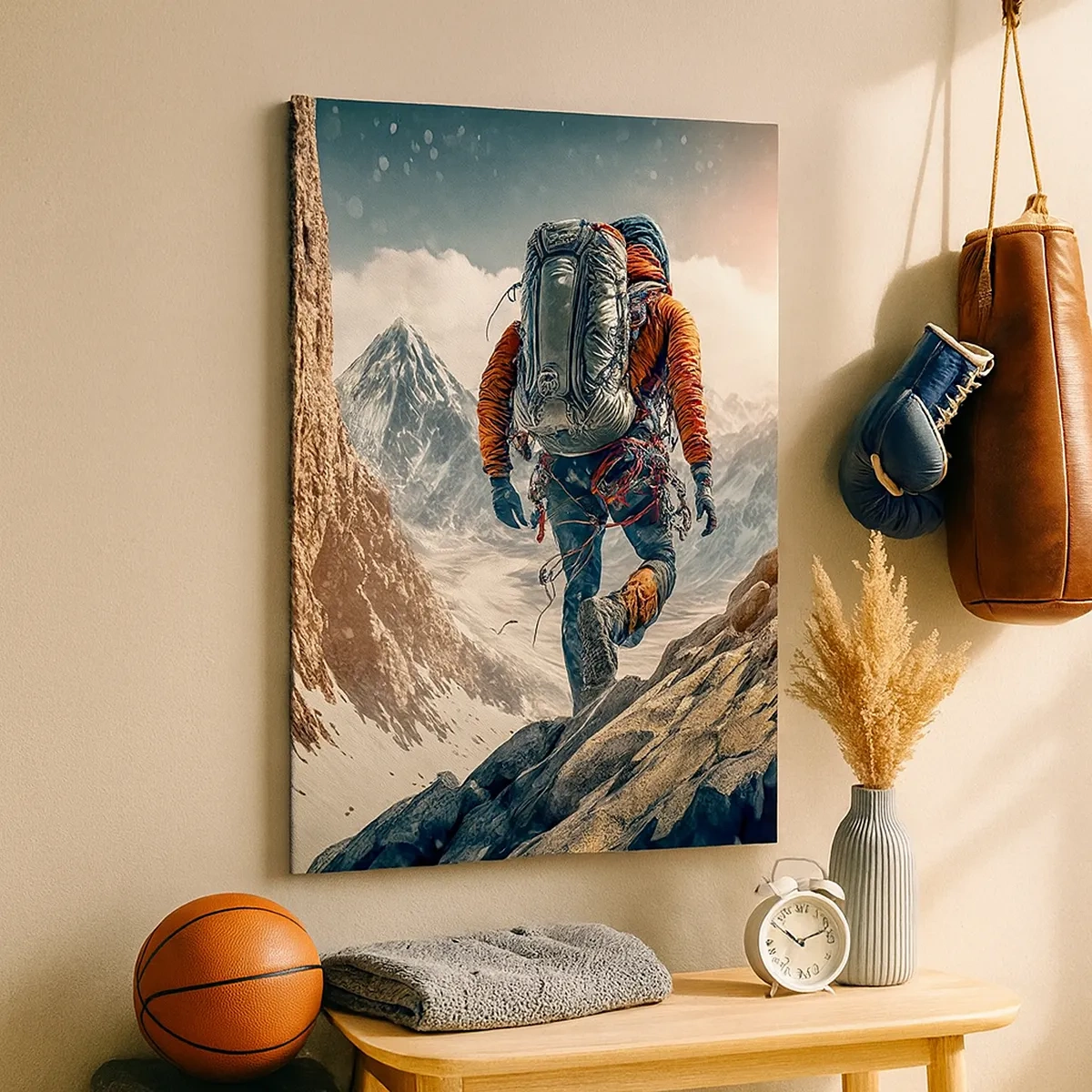 Canvastavla - Bild på duk - Ensam krigare - 50x70 cm