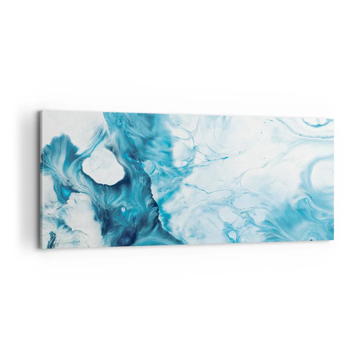 Canvastavla - Bild på duk - Blåhetens konsert - 100x40 cm