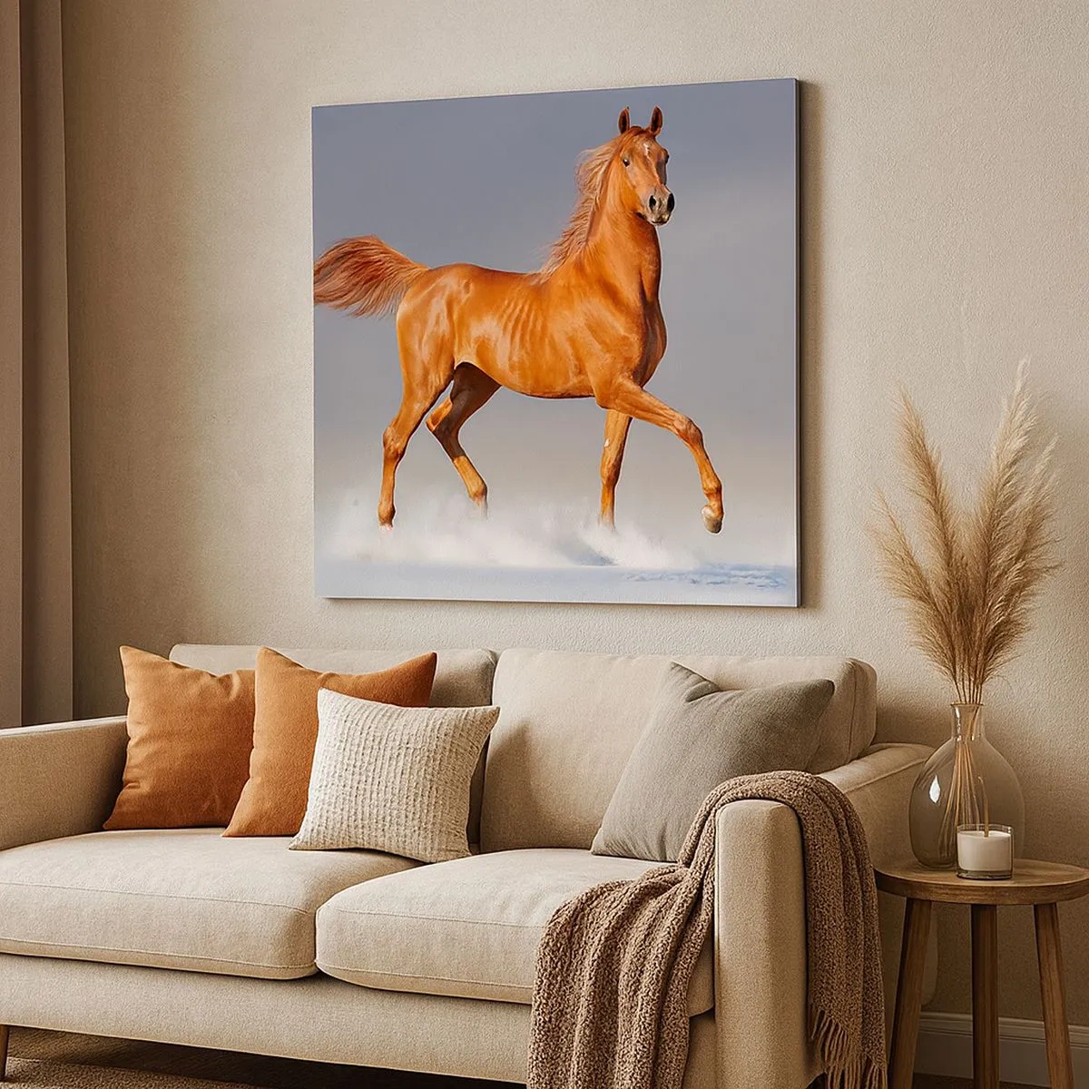 Canvastavla - Bild på duk - Dansande grace - 30x30 cm