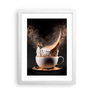 Affisch i vit ram - Smakexplosion - 30x40 cm