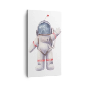 Canvastavla - Bild på duk - Det var allt för nu! - 45x80 cm