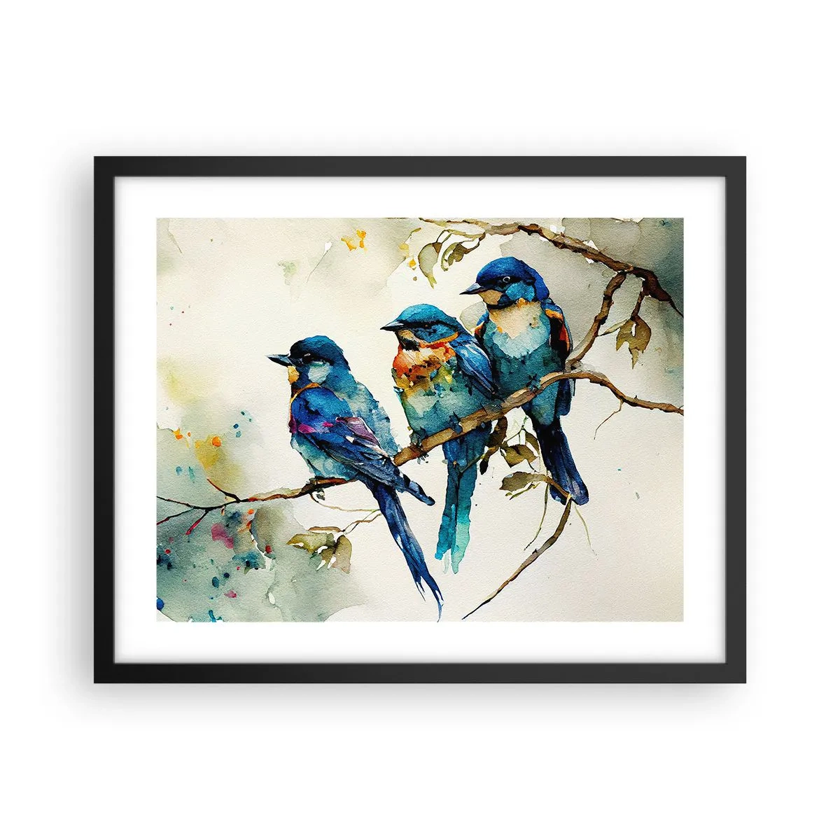 Affisch i svart ram - Sur? - 50x40 cm