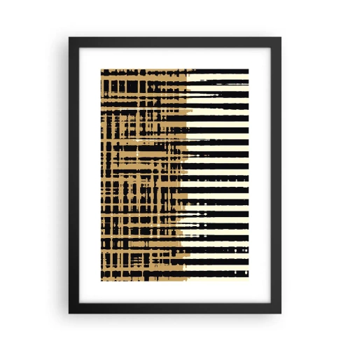 Affisch i svart ram - Arkitektonisk abstraktion - 30x40 cm