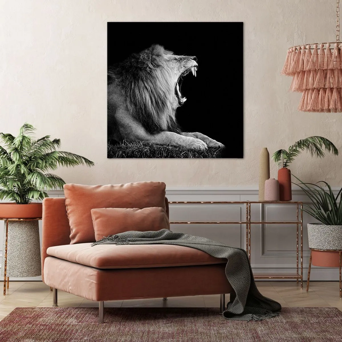 Canvastavla - Bild på duk - Utan någon tvekan - 50x50 cm