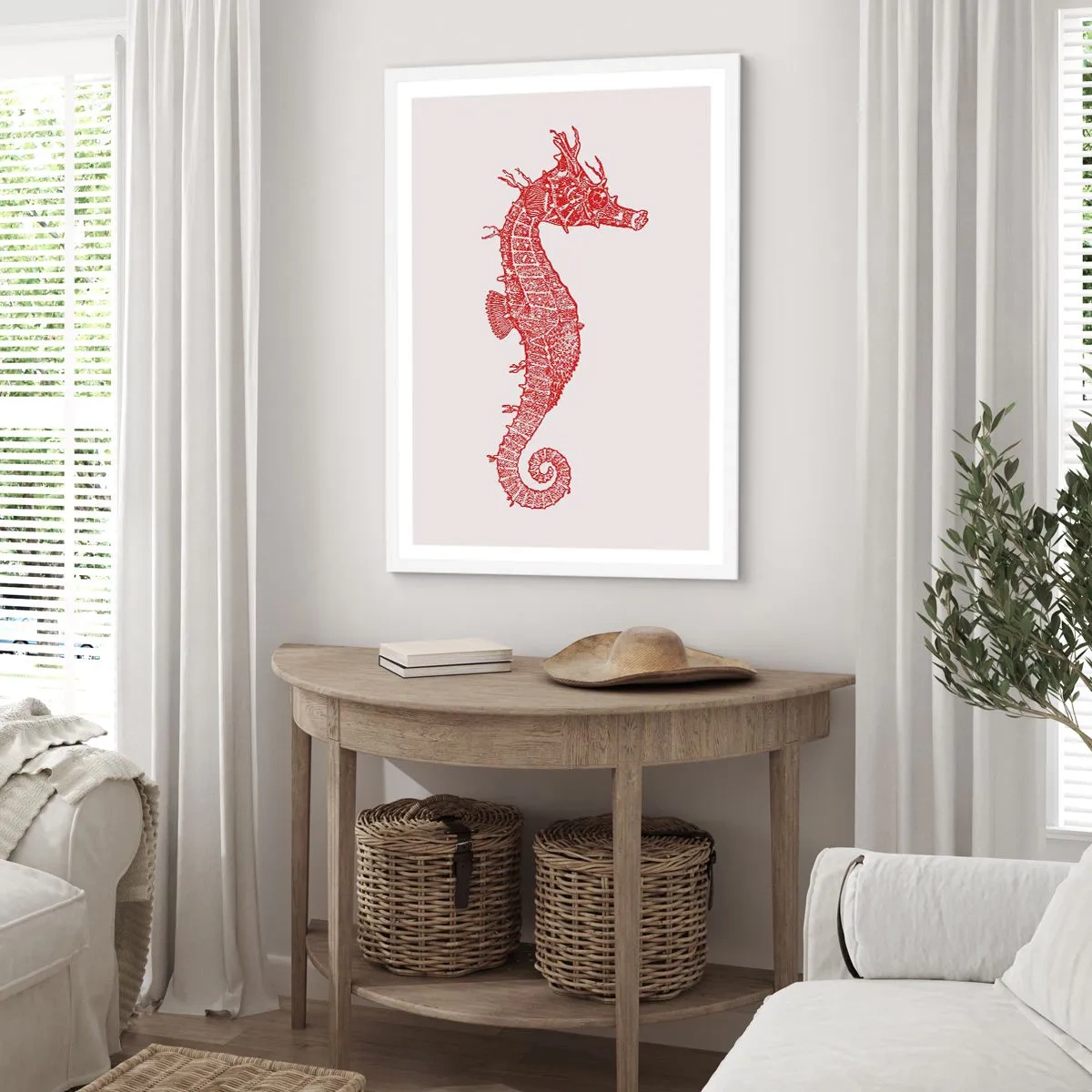 Affisch i vit ram - En intrikat varelse - 40x50 cm