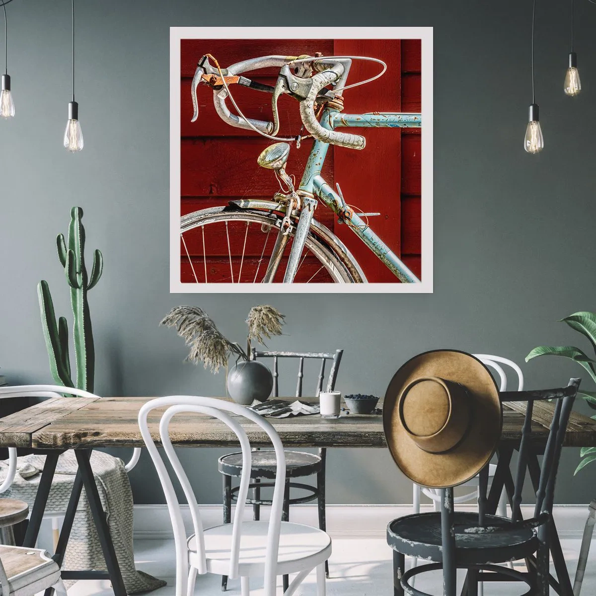 Affisch - Skapad för segrar - 30x30 cm