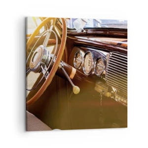 Canvastavla - Bild på duk - Smak av lyx från det förflutna - 50x50 cm