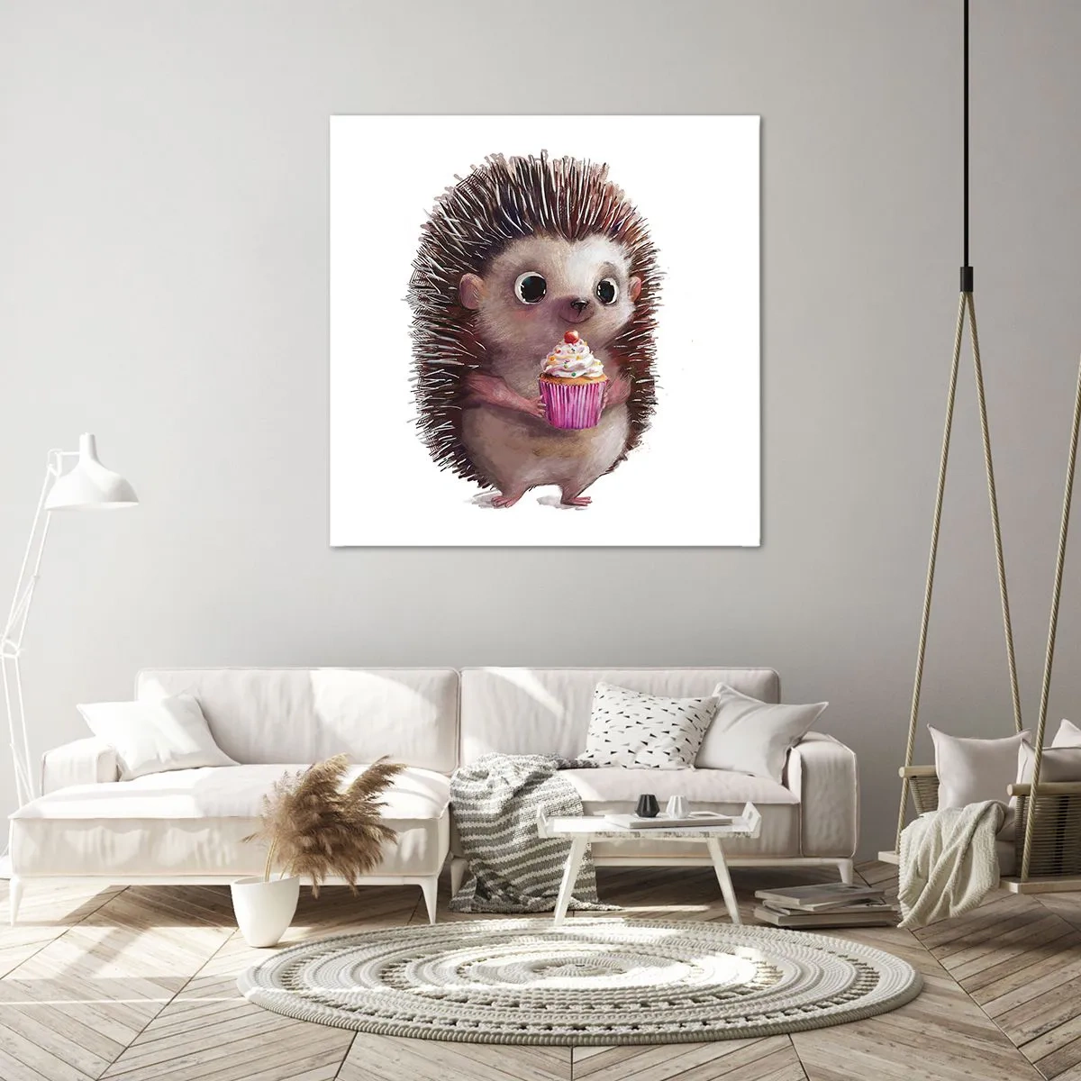 Canvastavla - Bild på duk - Varje dag är helgdag - 40x40 cm