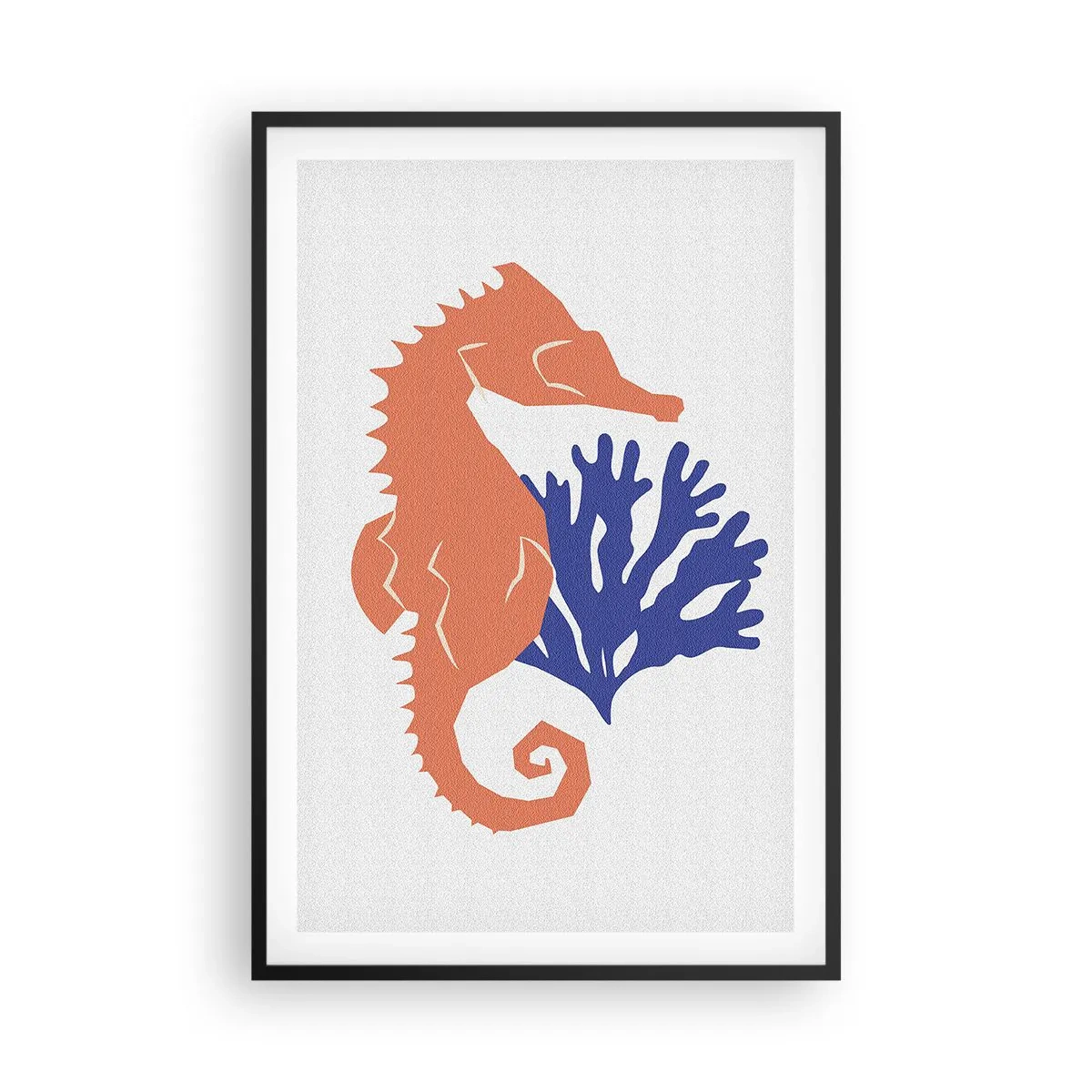 Affisch i svart ram - På en äng under vattnet - 61x91 cm