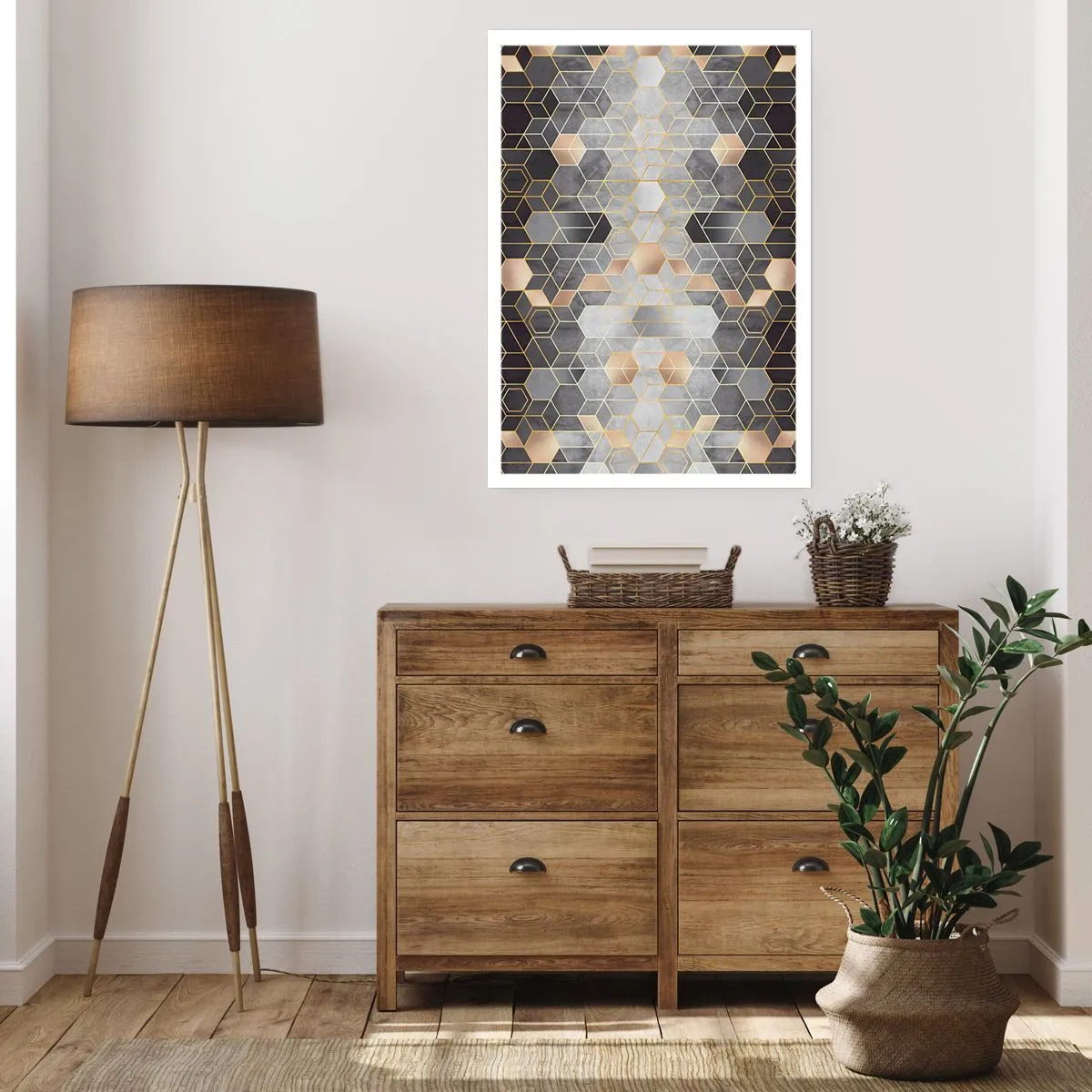 Affisch - Diamantkomposition - 70x100 cm