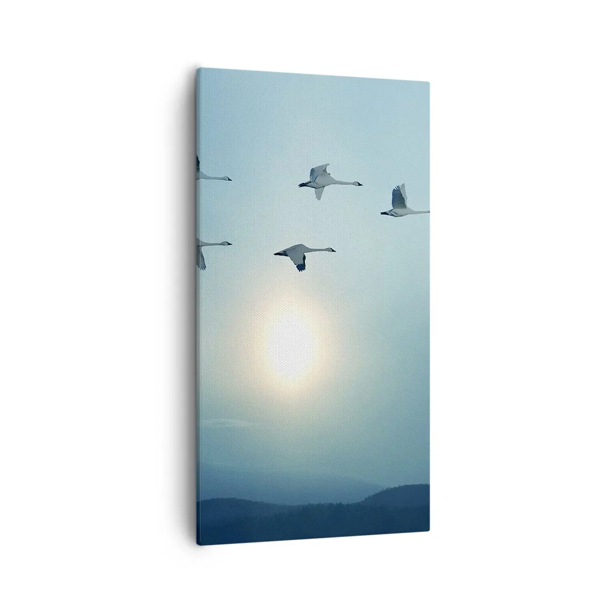 Canvastavla - Bild på duk - Farväl sommar, vi ses om ett år - 55x100 cm