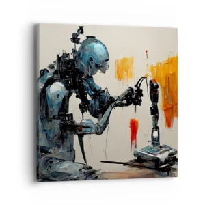 Canvastavla - Bild på duk - Kommer i morgon... - 40x40 cm