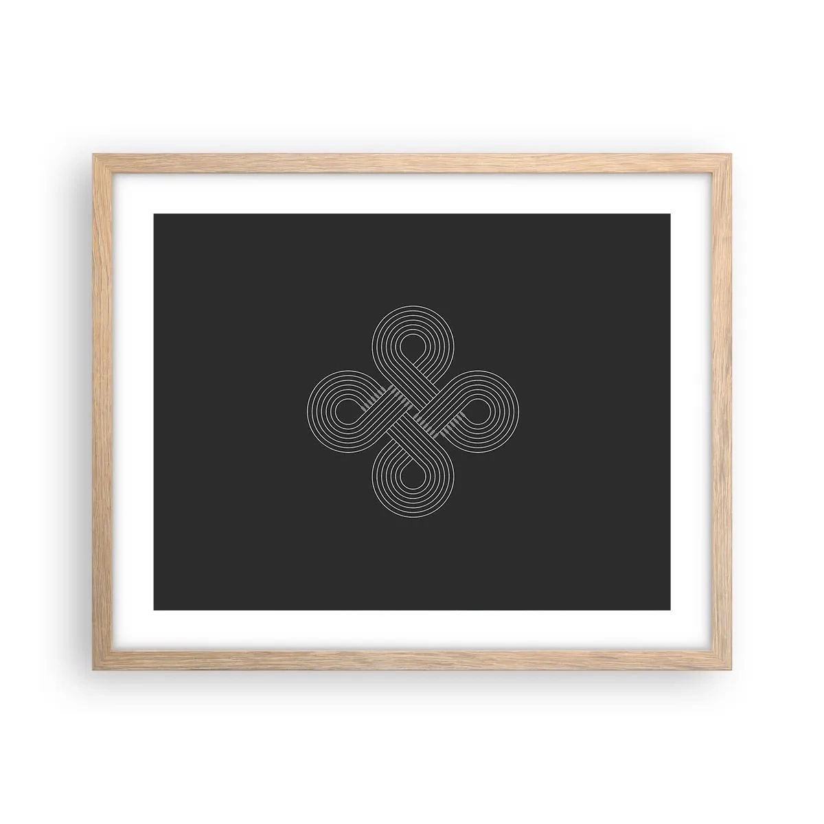 Affisch i ram av ljusek - I keltisk anda - 50x40 cm