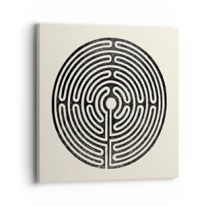 Canvastavla - Bild på duk - Mystisk ordning - 30x30 cm