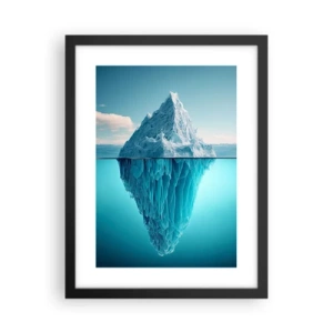 Affisch i svart ram - Isdrottning - 30x40 cm