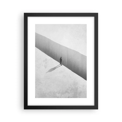 Affisch i svart ram - Tydligt mål - 30x40 cm