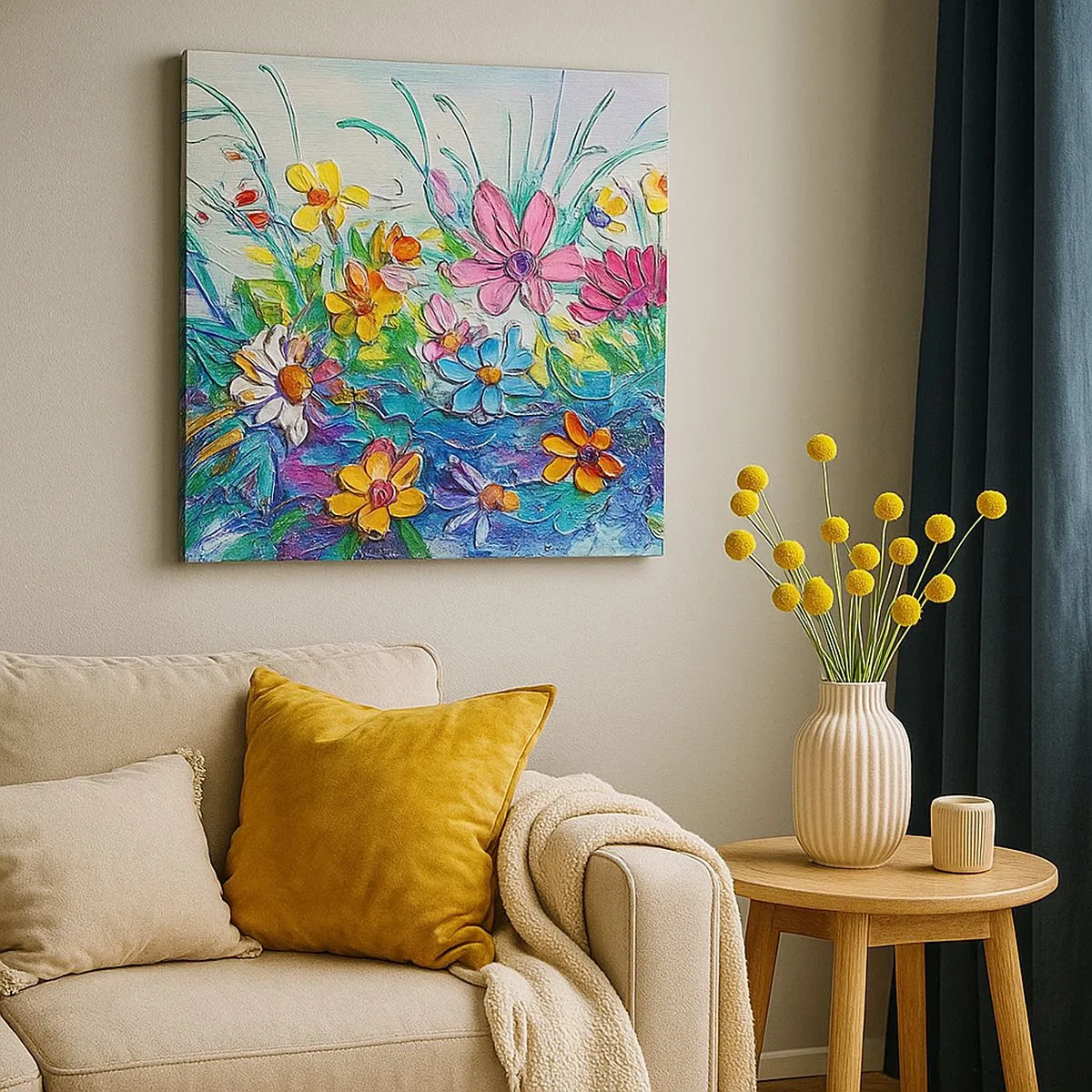 Canvastavla - Bild på duk - Icke stilleben - 30x30 cm