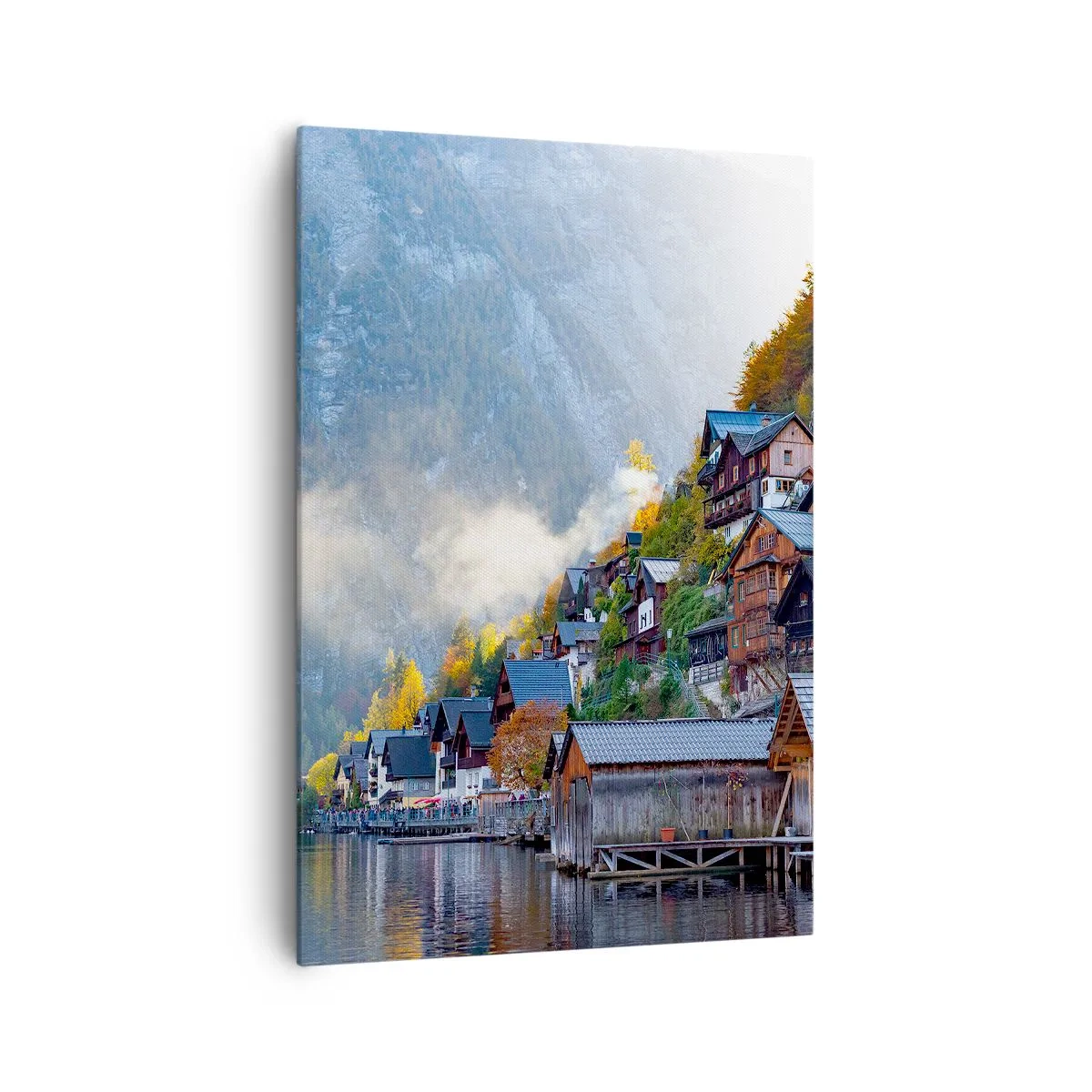 Canvastavla - Bild på duk - Alpina klimat - 70x100 cm