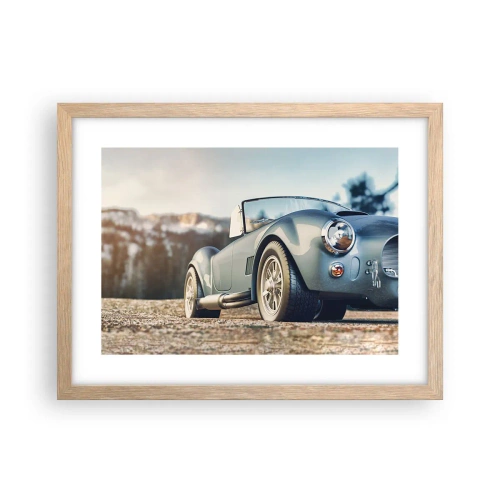 Affisch i ram av ljusek - Det är stilen som räknas - 40x30 cm