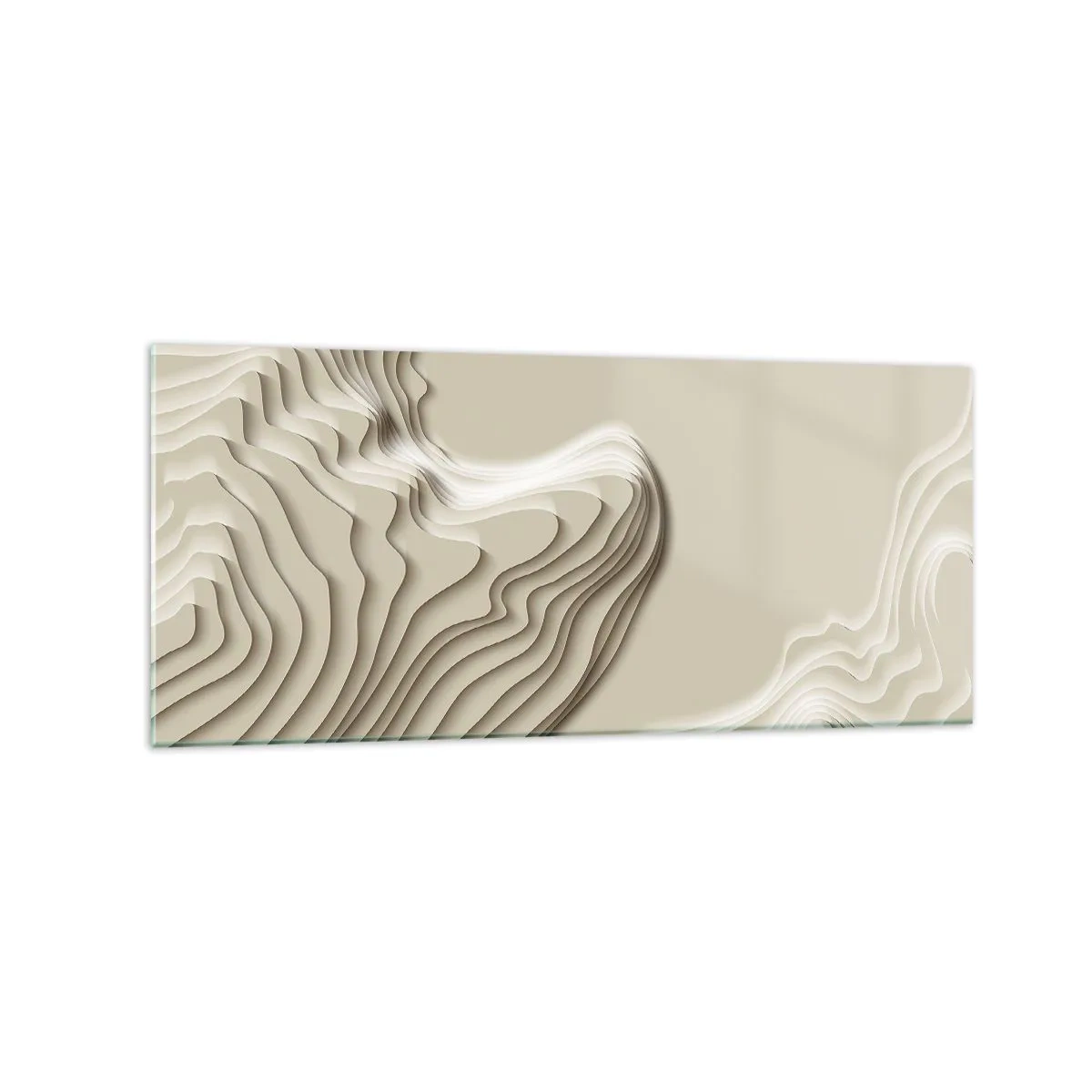Glastavla - Bild på glas - Konstens topografi - 120x50 cm