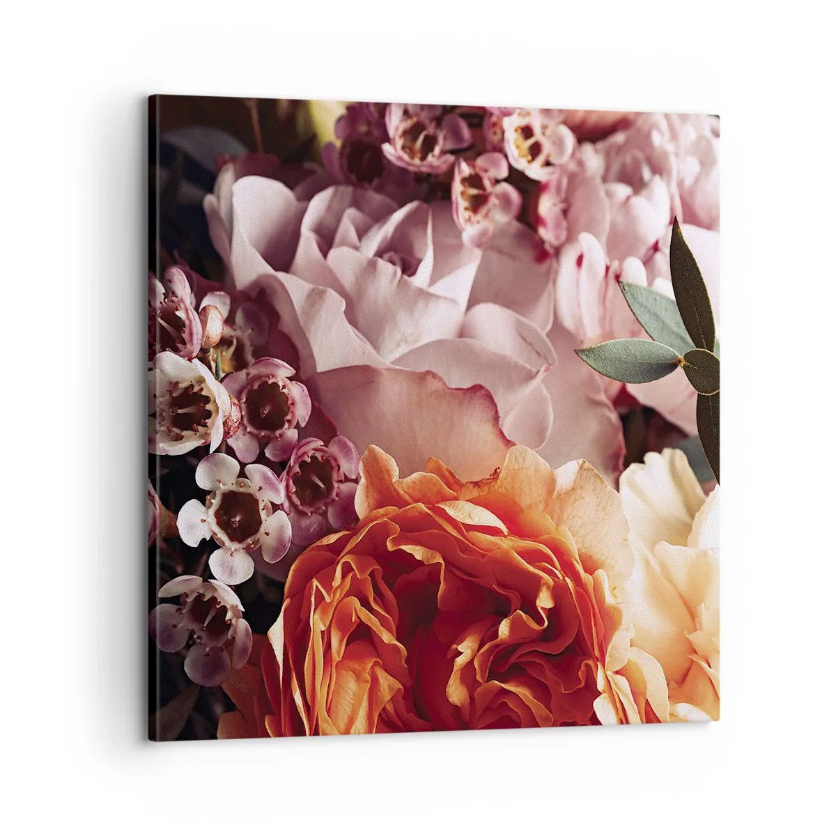 Canvastavla - Bild på duk - Omgärdade av skönhet - 60x60 cm