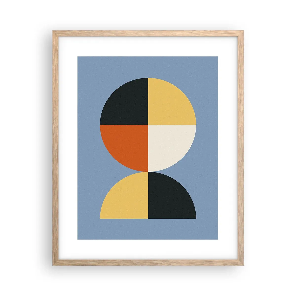 Affisch i ram av ljusek - Titta och räkna - 40x50 cm