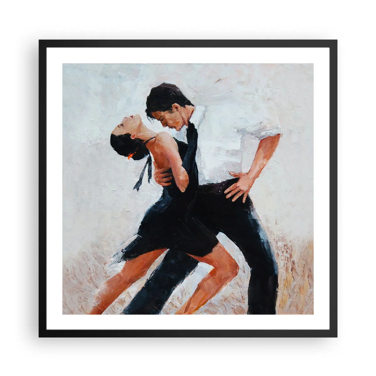 Affisch i svart ram - Mina drömmars tango - 60x60 cm