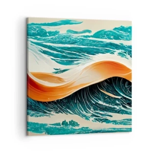 Canvastavla - Bild på duk - Surfarens dröm - 60x60 cm