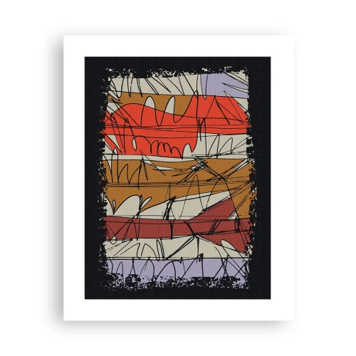 Affisch - Spontan komposition - 40x50 cm